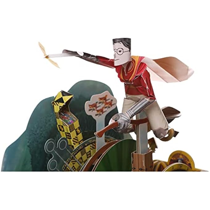 CARDBOARD MOVING MECHANICAL QUIDDITCH MODEL - Image 2